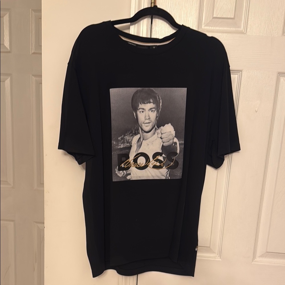 Boss Black Short Sleeve Tee with Vintage Graphic LEGENDS LIMITED SERIES